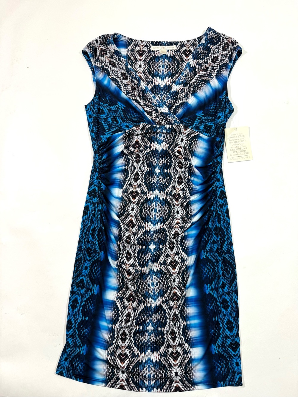 New Boston Proper V Neck Sheath Dress